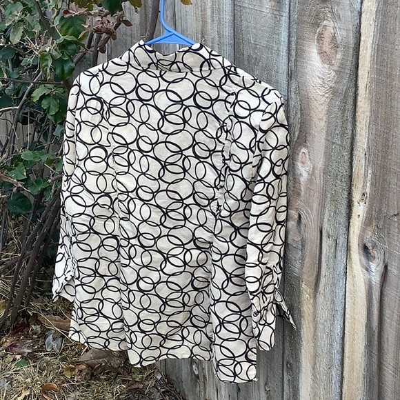 Harve Bernard Womens 3/4” Sleeve Button Front Shirt Sz XL - Picture 5 of 5